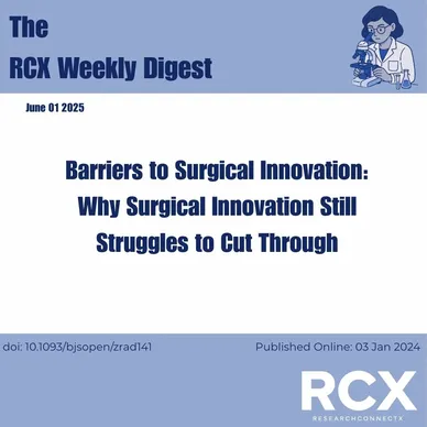 Surgical innovation is critical to advancing patient care